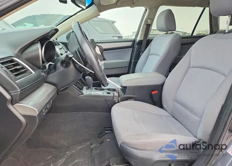 2018 Subaru Outback 2.5I Premium из США, поврежденный, VIN 4S4BSAHC2J3214734